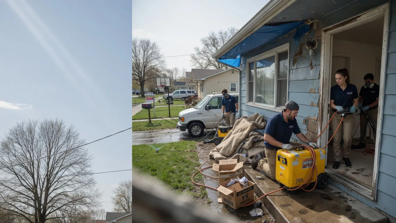 Basement Flood Cleanup in Vian, OK near me
